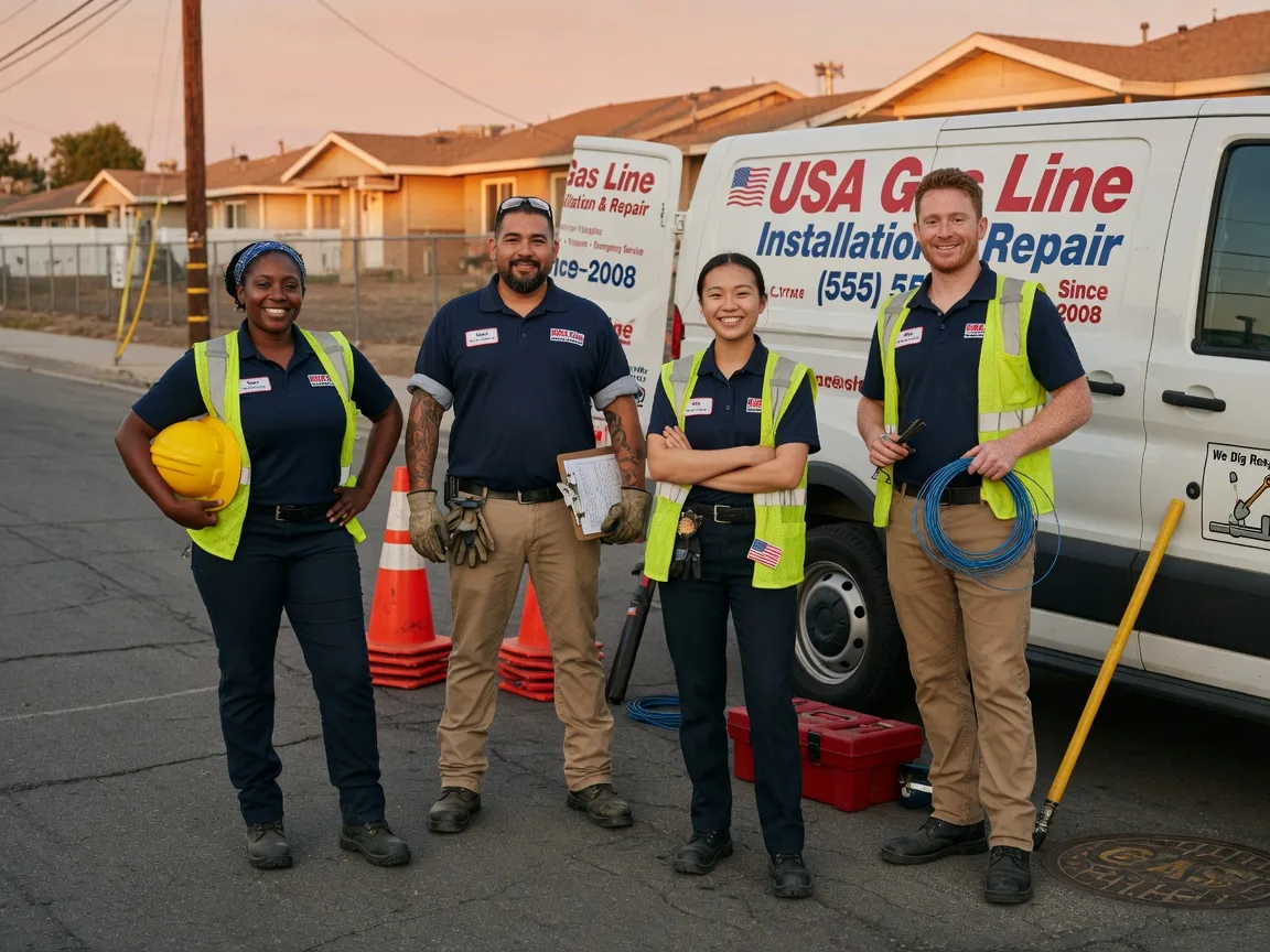 Gas Line Installation company in Hornbeck, LA